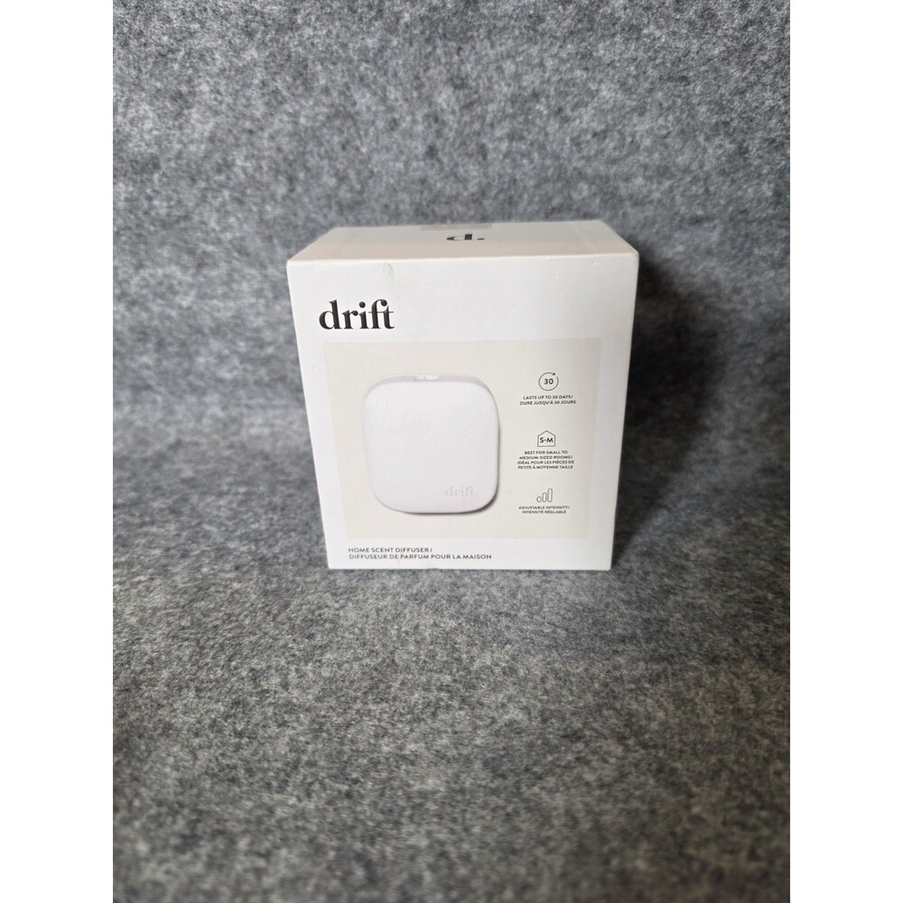 Drift Home Scent Diffuser White Plug-In Adjustable Intensity – Open Box